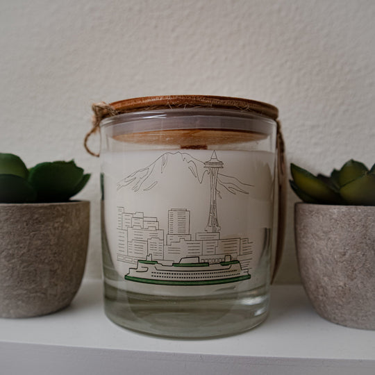 Seattle Hot Chocolate 11oz Glass