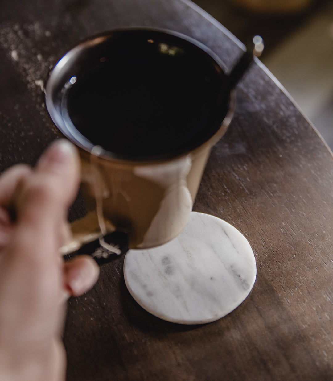 White Marble Coaster